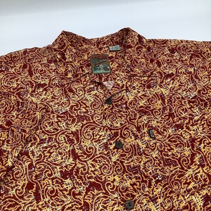 Pineapple Connection Mens Short Sleeve‎ Button Up Hawaiian Shirt Size Large
